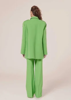 Manteau Marnie En Double Coton Vert*TARA JARMON Clearance