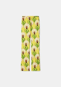 Pantalon Imprime Fleurs Jaunes Paivan*TARA JARMON Sale