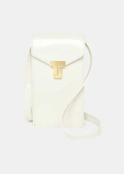 Pochette 8 Bis En Cuir Ecru*TARA JARMON Clearance