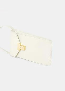 Pochette 8 Bis En Cuir Ecru*TARA JARMON Clearance