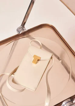 Pochette 8 Bis En Cuir Ecru*TARA JARMON Clearance