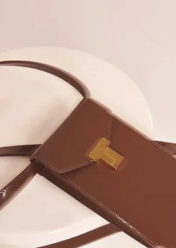 Pochette 8 Bis En Cuir Taupe*TARA JARMON Clearance