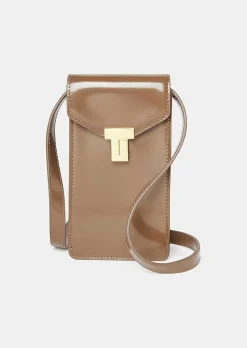 Pochette 8 Bis En Cuir Taupe*TARA JARMON Clearance