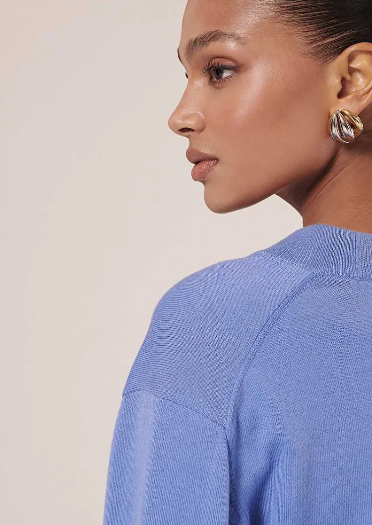 Pull Bleu Primrose En Coton Et Laine Merinos Extrafine*TARA JARMON Online
