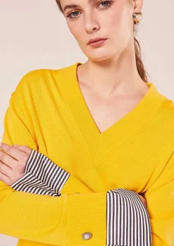 Pull Jaune Primrose En Coton Et Laine Merinos*TARA JARMON Clearance