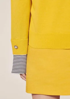 Pull Jaune Primrose En Coton Et Laine Merinos*TARA JARMON Clearance