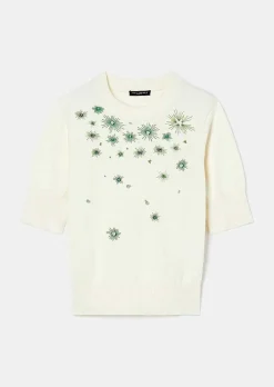Pull Pablito En Coton Et Laine Ecru*TARA JARMON Sale