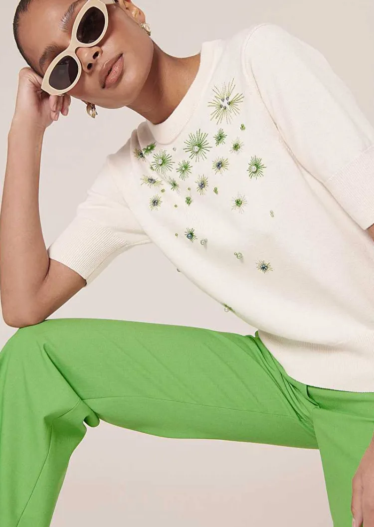 Pull Pablito En Coton Et Laine Ecru*TARA JARMON Sale