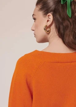 Pull Penelope Orange En Laine Alpaga Et Merinos*TARA JARMON Clearance