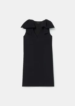 Remarquable Robe En Crepe Noir*TARA JARMON Hot