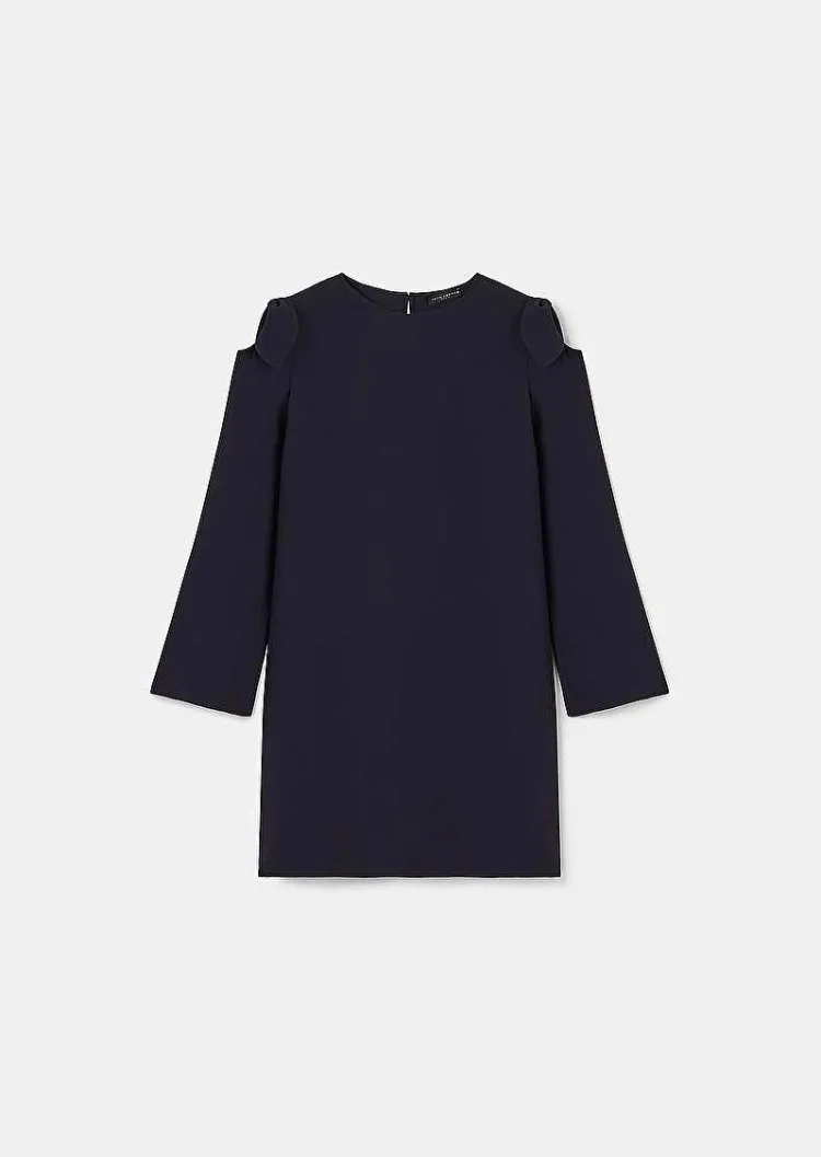 Robe En Crepe Bleu Nuit Renato*TARA JARMON Clearance