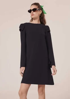 Robe En Crepe Bleu Nuit Renato*TARA JARMON Clearance