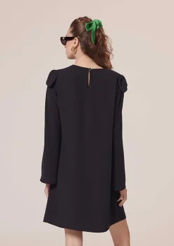 Robe En Crepe Bleu Nuit Renato*TARA JARMON Clearance