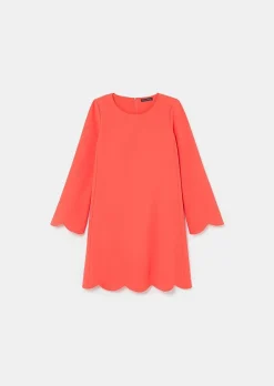 Robe En Crepe Corail Ruoda*TARA JARMON Fashion