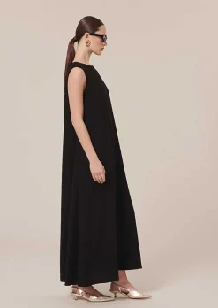 Robe En Crepe Noire Roxy*TARA JARMON Sale