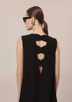 Robe En Crepe Noire Roxy*TARA JARMON Sale