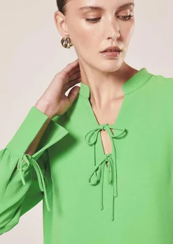 Robe En Crepe Vert Radiance*TARA JARMON Hot