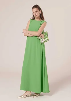 Robe En Crepe Verte Roxy*TARA JARMON Outlet