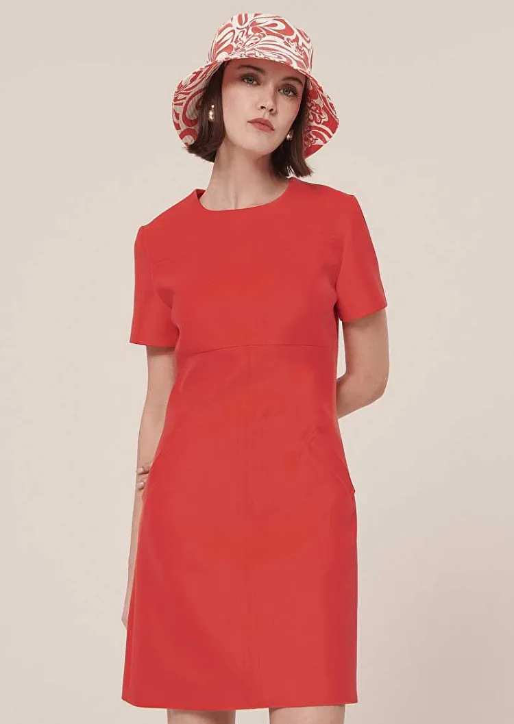 Robe En Double Toile Corail Rehane*TARA JARMON Best