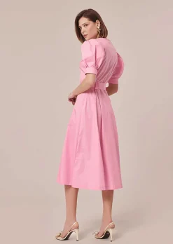 Robe En Popeline Rose Ranya*TARA JARMON Sale