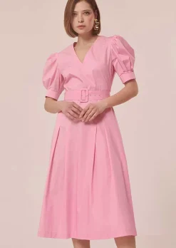 Robe En Popeline Rose Ranya*TARA JARMON Sale