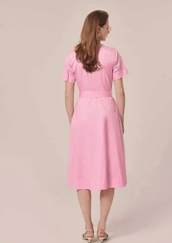 Robe En Popeline Rose Retronie*TARA JARMON Best