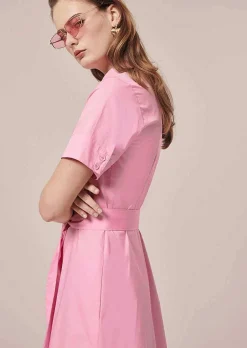 Robe En Popeline Rose Retronie*TARA JARMON Best