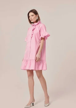 Robe En Popeline Rose Ripoline*TARA JARMON Online