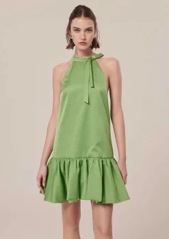 Robe En Satin Vert Riviera*TARA JARMON Outlet