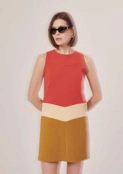 Robe En Toile Double Corail Rawell*TARA JARMON Clearance