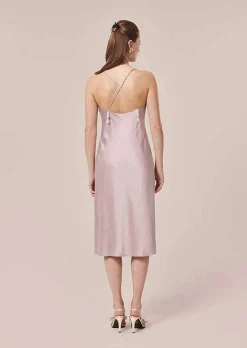 Robe Fluide En Satin Violet Reane*TARA JARMON New