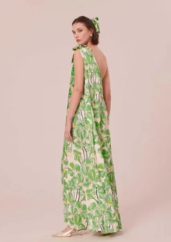 Robe Imprimee Florale Verte Rekia*TARA JARMON Outlet