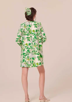 Robe Imprimee Florale Verte Rhea*TARA JARMON Clearance