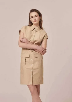 Robe Rajah En Coton Beige*TARA JARMON Best