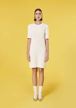 Robe Rayonnante En Coton Irise Ecru*TARA JARMON New
