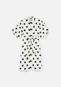 Robe Riminy Ecrue A Pois Noirs*TARA JARMON Best