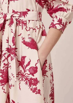 Robe Rivoltine Ecru Imprime Floral*TARA JARMON Fashion
