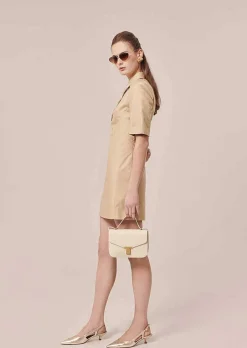 Robe Robin En Coton Beige*TARA JARMON Best