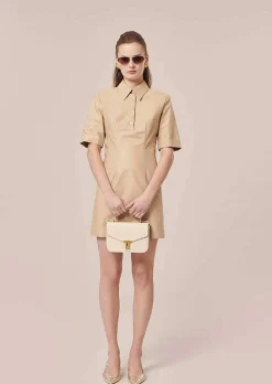 Robe Robin En Coton Beige*TARA JARMON Best
