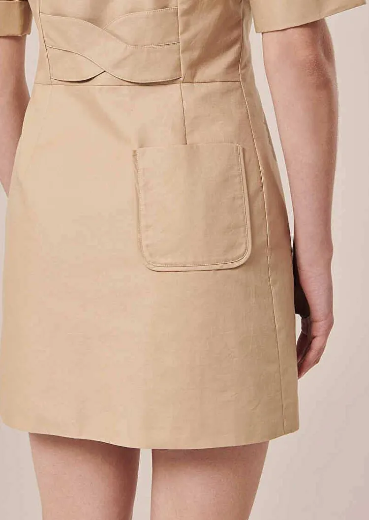 Robe Robin En Coton Beige*TARA JARMON Best