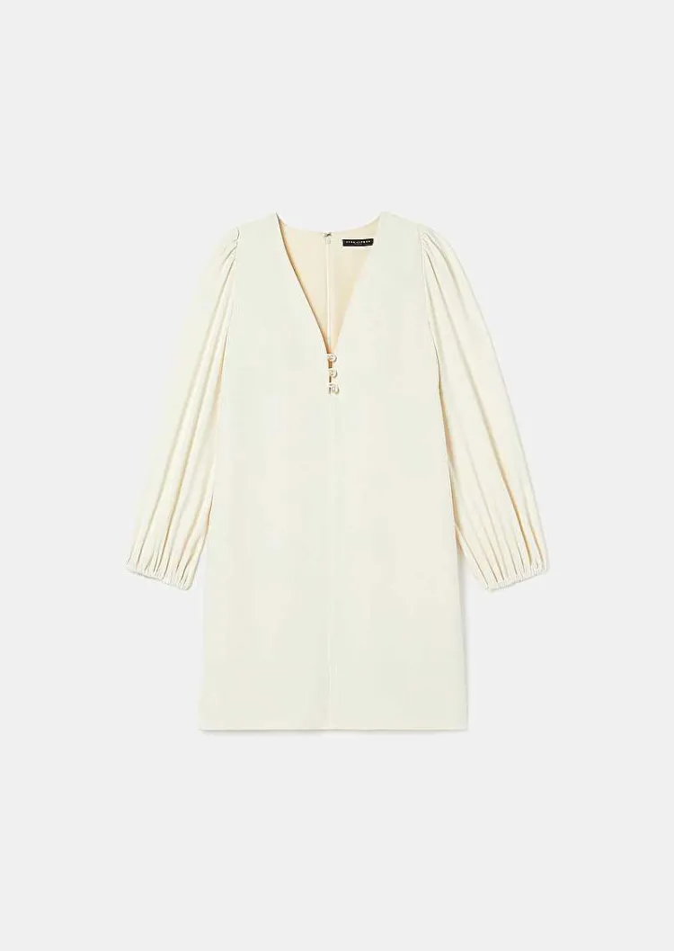 Robe Rolis En Crepe Ecru*TARA JARMON Clearance