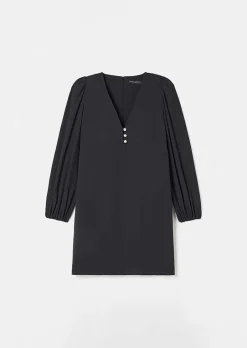 Robe Rolis En Crepe Noire*TARA JARMON Online