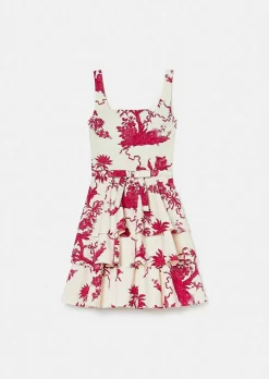 Robe Romanne Ecru Imprime Floral*TARA JARMON Best