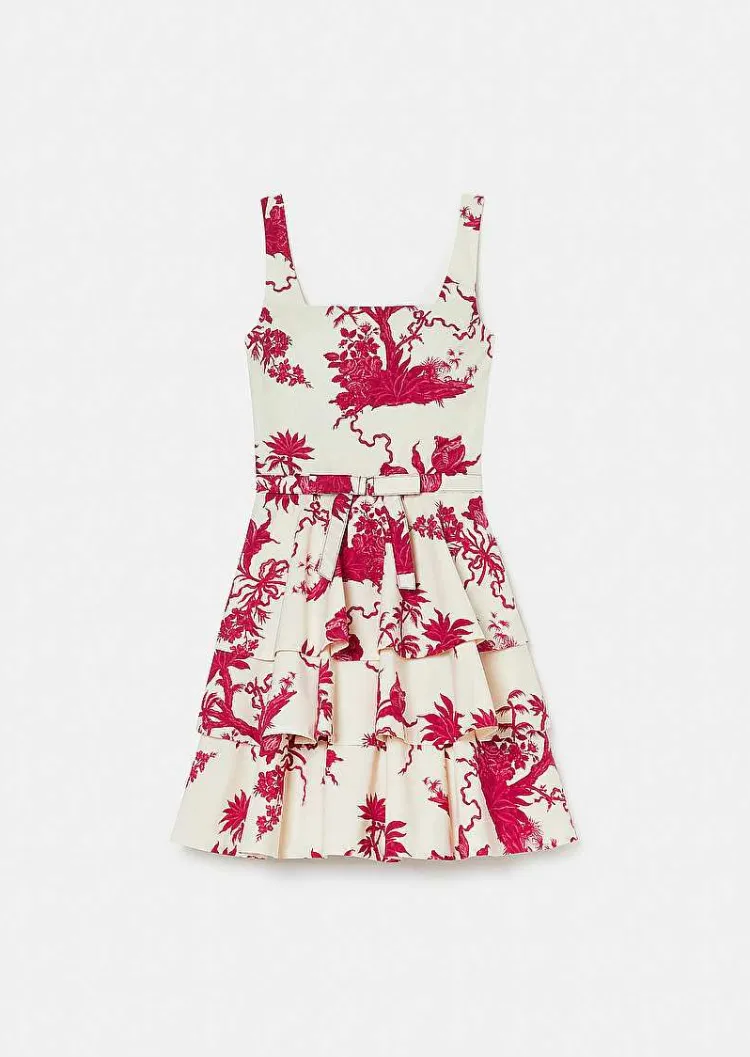 Robe Romanne Ecru Imprime Floral*TARA JARMON Best