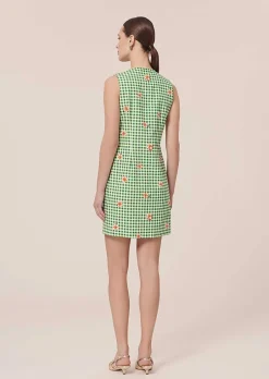 Robe Vichy Verte Raphia*TARA JARMON Fashion