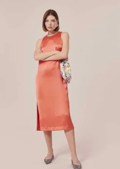 Roselyne Dessus Corail En Satin Fluide*TARA JARMON Fashion