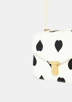 Sac 8 Bis Ecru A Pois Noirs Coeurs*TARA JARMON Discount
