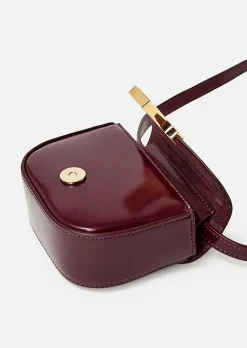 Sac 8 Bis Mini En Cuir Bordeaux*TARA JARMON Discount