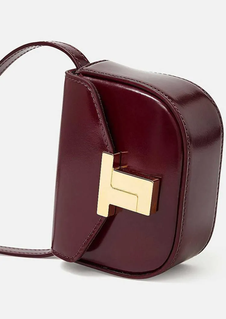 Sac 8 Bis Mini En Cuir Bordeaux*TARA JARMON Discount