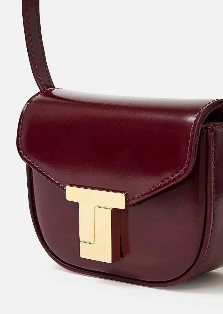 Sac 8 Bis Mini En Cuir Bordeaux*TARA JARMON Discount